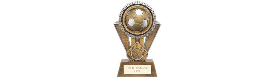 APEX FOOTBALL TROPHY - 3 SIZES - 13CM TO 18CM APEX FOOTBALL TROPHY - 3 SIZES - 13CM TO 18CM